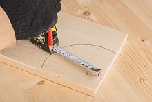 Рулетка Гранд 5мх19мм калибр. лента; нейлон. покрытие; магн. крючок; двойной стопор; прорезиненный корпус FIT 17325