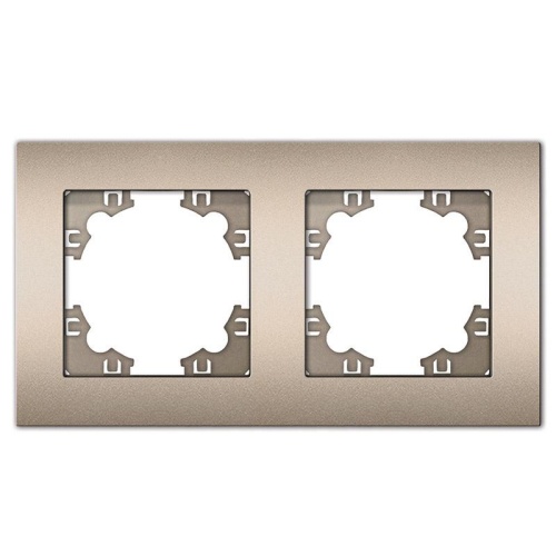 Рамка 2-м Афина универс. шампань Universal A0044-Br