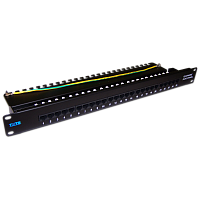 Патч-панель телефонная, 19, 1U, 25 портов RJ-45 | код TWT-PP25TEL45 | TWT