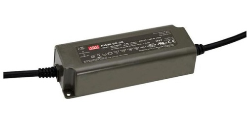 Источник питания AC-DC, 60Вт, ККМ, IP67, вход 90…305В AC, 47…63Гц, выход 12В/5А, изоляция 3750В AC, в кожухе 150х53х35мм, -40…+70С, димминг 0-10В, ШИМ, выход: стабилизированное напряжение с ШИМ | код PWM-60-12 | MeanWell Источник питания AC-DC, 60Вт, ККМ, IP67, вход 90…305В AC, 47…63Гц, выход 12В/5А, изоляция 3750В AC, в кожухе 150х53х35мм, -40…+70С, димминг 0-10В, ШИМ, выход: стабилизированное напряжение с ШИМ | код PWM-60-12 | MeanWell