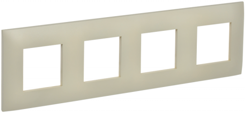 SKANDY Рамка 4-мест. SK-F04B беж. IEK | код SK-M42-K10 | IEK