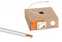 Провод ПуГВ 1х1.5 ГОСТ в коробке (бухта 100м) белый | код SQ0124-1421 | РЭМЗ ТМ