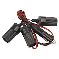 Разветвитель автоприкуривателя 3 гнезда шнур REXANT | код 16-0221 | REXANT