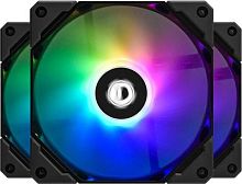 Вентилятор для корпуса ID-Cooling TF-12025 ARGB 120х120x25 черный 4-pin 31дБ (упак.:3шт) (TF-12025-ARGB-TRIO) Ret | код 2011984 | ID-COOLING