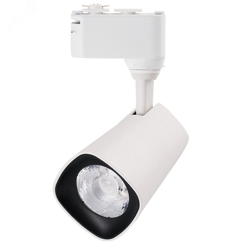 Светильник трековый однофазный ДПО LED-15 Вт 1350 Лм 3000К IP40 белый 24° 180–250В Jazzway | код 5035492 | JazzWay