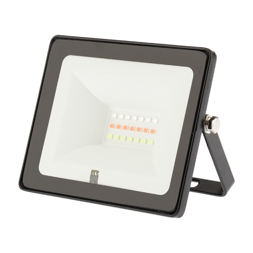 Прожектор цветного свечения мультиколор (RGB) 10 ватт с пультом дистанционного управления | код 605-010 | REXANT