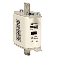 Плавкая вставка ППН-33 160/ 80А габарит 00 PROxima | код fus-33/160/80 | EKF