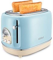 Тостер Kitfort КТ-4004-4 815Вт голубой/бежевый | код 1907809 | KITFORT