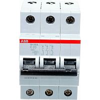 Выключатель автоматический трехполюсный 6А С SH2036.0кА | код 2CDS213001R0064 | ABB