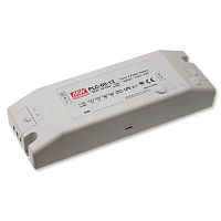 Источник питания AC-DC, 60Вт, вход 90…264В AC, 47…63Гц , 127...370В DC, ККМ, выход 27В (рег.25...30)/2,3А (рег. 1,725...2,369А), изоляция 3750В AC, в кожухе 181,5х62х35мм, -30…+50С | код PLC-60-27 | MeanWell