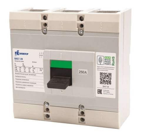 Выключатель автоматический ВА57-39-341210-500А-660/380AC-1600А-НР230AC | код L630-0118 | Контактор
