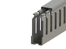 551 080, KKC 1540, Перфорированный короб с крышкой, 15x40 (Серый) | код 0.0.0.5.51080| KLEMSAN