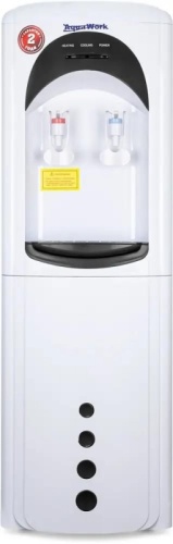 Кулер Aqua Work 17-LDR напольный электронный белый/черный | код 2044164 | AQUA WORK