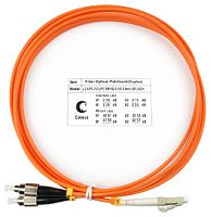 Cabeus FOP-62-LC-FC-20m Шнур оптический duplex LC-FC 62,5/125 mm 20м LSZH | код 8416c | Cabeus