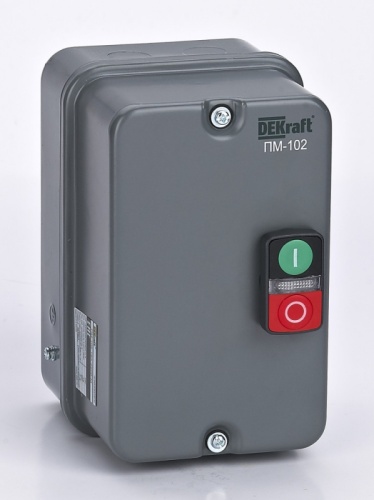 Пускатель электромагнитный 50А AC220/230В 50/60Гц в металлической оболочке | код 23630DEK | DEKraft