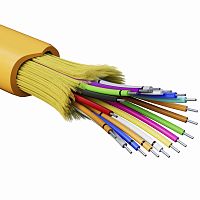 Кабель волоконно-оптический, распределительный, арамидные упрочняющие нити, для внутренней прокладки, нг(А)-HF, 18 ОВ, категория OM2 | код RNDT2C18OR01 | DKC