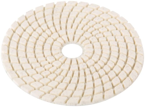 Круг алмазный гибкий шлифовальный АГШК (липучка), влажное шлифование, 100 мм, Р 30 | код 39840 | FIT фото 5
