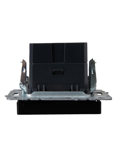 BRITE Роз. USB A+C 18Вт РЮ11-1-БрГ граф. IEK | код BR-U22-018-K53 | IEK фото 2