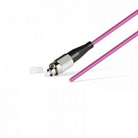 Пигтейл LANMASTER FC/PC, многомодовый OM4,1.5 м | код LAN-PIG-FC/OM4-1.5 | LANMASTER