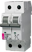 Автоматический выключатель ETIMAT 6 1p+N С 50А (6 kA) | код 002142521 | ETI
