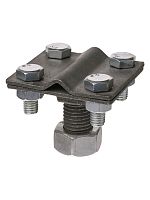 Зажим прута с болтовым креплением к муфте 4-х болтовой, прут ?6-10 мм, М16, термодиффузия TDM | код SQ2401-0042 | TDM