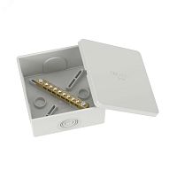 Коробка уравнивания потенциалов, 6 зажимов, 6 вводов д.20мм, 80х80х40мм, IP44 | код NE3106 | DKC