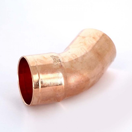 Отвод однораструбный 45 град. медь пайка 42, модель 5040 (1504042) | код RG008TEAFIRNJN | Sanha