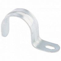 Скоба металлическая однолапковая d48-50мм. (50шт.) | код. sm-1-48-50 | EKF