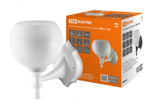 Светильник НББ 21-60-1323 УХЛ4 (белый, плафон полушар белый) TDM | код SQ0370-0201 | TDM Светильник НББ 21-60-1323 УХЛ4 (белый, плафон полушар белый) TDM | код SQ0370-0201 | TDM