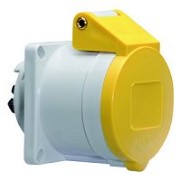 Розетка встраиваемая 16A, 3р(2P+PE), 4h, 110V, IP44, Quick-Connect Bals 13656 | код 13656 | Bals