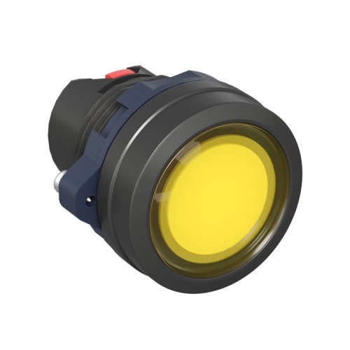 Головка кнопки плоская прозрачная с фиксацией, жёлтая | код M22P-FLLYP | DKC Головка кнопки плоская прозрачная с фиксацией, жёлтая | код M22P-FLLYP | DKC