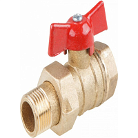 Кран шаровой американка Ду15 А31/1 прямой бабочка PN40 | код БАЗ.А.А31.1.15.PN40 | БАЗ