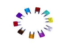 Набор автомобильных предохранителей мини в пластиковой коробке 100шт. REXANT | код 80-7023 | REXANT