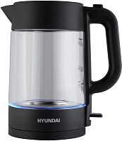 Чайник электрический Hyundai HYK-G7707 1.7л. 2200Вт графит корпус: стекло | код 1983491 | HYUNDAI