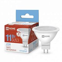 Лампа светодиодная LED-JCDR-VC 11Вт 230В GU5.3 6500К 990лм | код 4690612024745 | IN HOME