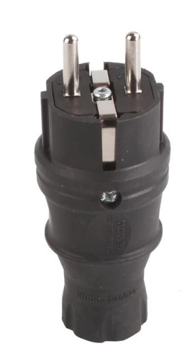 Вилка 2P+E прямая IP44, черный | код 010-083-300028 | Mutlusan Вилка 2P+E прямая IP44, черный | код 010-083-300028 | Mutlusan