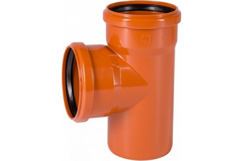 Тройник двухраструбный 87 град. 200 для наружной канализации | код 223400 | Ostendorf