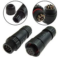 Разъём герметичный SZC-190 8pin (IP68), 8 контактов | код 106761 | SZC