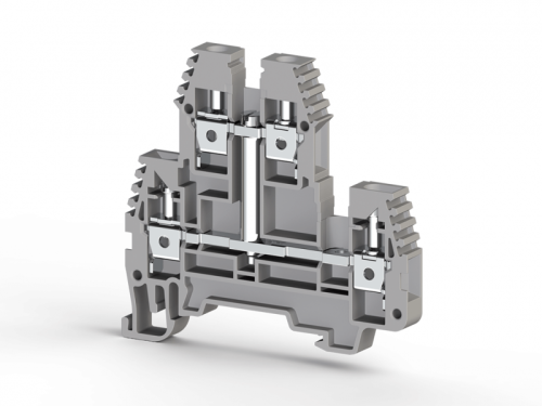 309 319, Клеммник 2-х ярусный 4мм.кв., с внутр.перемычкой, (серый), PIK4NK/NM Серия V0 | код 0.0.0.3.09319 | KLEMSAN 309 319, Клеммник 2-х ярусный 4мм.кв., с внутр.перемычкой, (серый), PIK4NK/NM Серия V0 | код 0.0.0.3.09319 | KLEMSAN