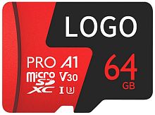 Флеш карта microSDXC 64GB Netac NT02P500PRO-064G-S P500 Extreme Pro w/o adapter | код 1934411 | NETAC