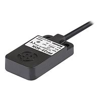 Датчик индуктивный, Sn=8мм, выход NPN NO, частота срабатывания 200Гц, Uпит. 12…24V DC, компактный прямоугольный корпус 10?25?49мм (пластик) с кабелем 2м, IP67 | код PFI25-8DN | AUTONICS