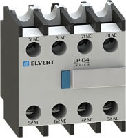 Приставка контактная СP-04 4NC для контакторов CC10 и eTC60 | код CP4-04 | ELVERT