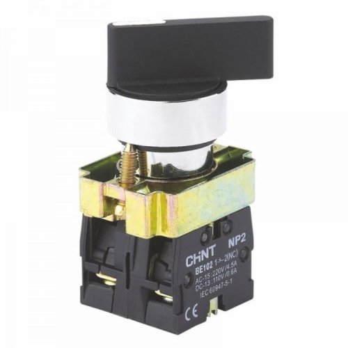 Переключатель NP2-BJ21 2 полож. с фиксацией 1НО IP40 | код 574856 | CHINT Переключатель NP2-BJ21 2 полож. с фиксацией 1НО IP40 | код 574856 | CHINT