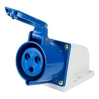 Розетка 123 стационарная 2P+PE 32А 220В IP44 | Код. 11-8912 | Rexant