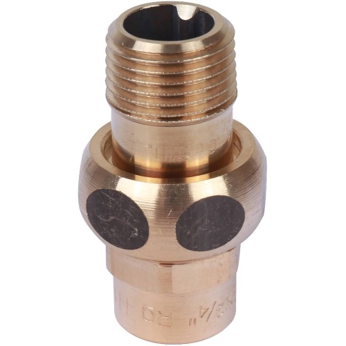 Сгон самоуплотняющийся бронза пайка 18 х 1/2' НР, модель 4341g (143411812) | код RG008TBBU3OOFA | Sanha Сгон самоуплотняющийся бронза пайка 18 х 1/2' НР, модель 4341g (143411812) | код RG008TBBU3OOFA | Sanha