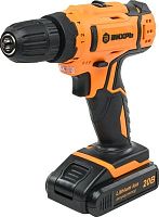 Дрель-шуруповерт Вихрь ДА-20Л-2К аккум. патрон:быстрозажимной (кейс в комплекте) (72/14/21) | код 1210073 | ВИХРЬ