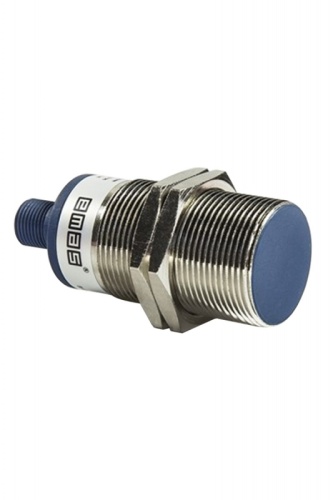 Индуктивный датчик M30, 12-24 V DC, дист. 10 мм, NPN-NO, 400 Hz, разъем M12 | код SIM30FM1NSX | EMAS