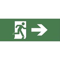 Этикетка самоклеящаяся INFO-SSA-102 фигура/стрелка вправо для светильника SSA-101 | код Б0048471 | ЭРА