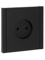 FORTE&PIANO Роз. без з/к без з/ш в/к 10А FP118 чер. IEK | код FP-R10-10-K02 | IEK