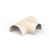 Тройник для кабель-канала 20х12 Кремовый MultiSet | код IMT20124BE | Systeme Electric